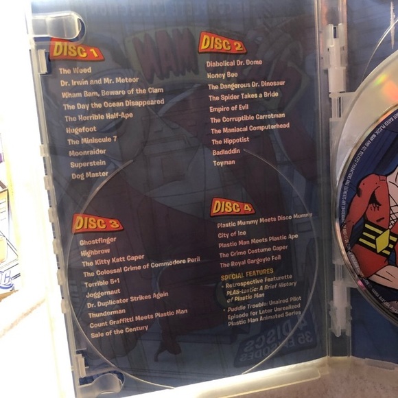 DC Comics Plastic Man 4 disc DVD collection - Picture 7 of 9